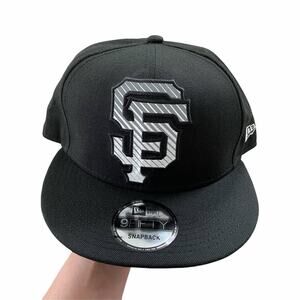 San Francisco Giants New Era Silver Pop 9FIFTY Snapback Hat